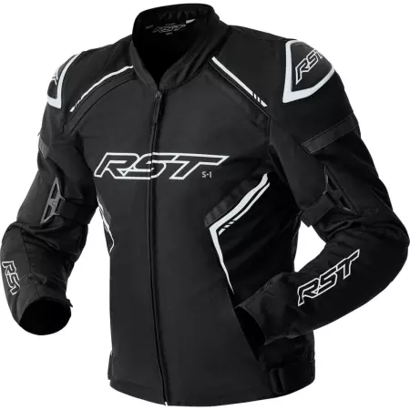 Blouson RST S1 D3O Noir Blanc - Blouson Moto RST