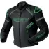 Blouson RST S1 D3O Cuir Noir Vert Fluo