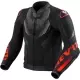 Blouson REV'IT Hyperspeed 3 Air Noir Rouge Néon