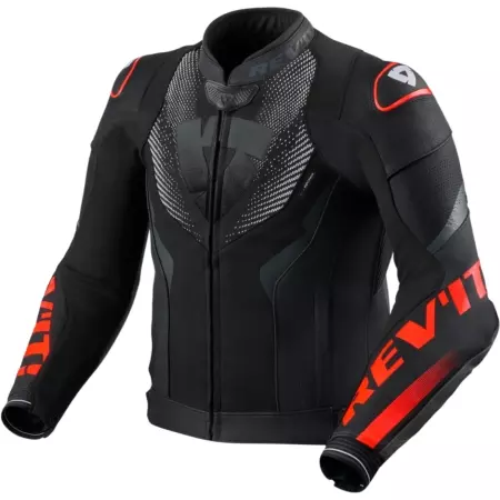 Blouson REV'IT Hyperspeed 3 Air Noir Rouge Néon - Blouson Moto REV'IT