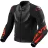 Blouson REV'IT Hyperspeed 3 Air Noir Rouge Néon
