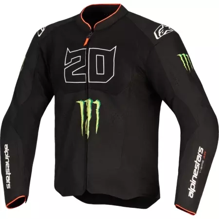 Blouson Alpinestars FQ20 T-SPS Air V2 Monster Noir Blanc - Blouson Moto ALPINESTARS