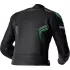 Blouson RST S1 D3O Cuir Noir Vert Fluo