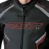 Blouson RST S1 D3O Cuir Noir Rouge