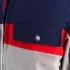 Blouson Helstons Cross Air Argent Bleu Rouge