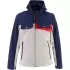 Blouson Helstons Cross Air Argent Bleu Rouge