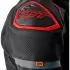 Blouson RST S1 D3O Cuir Noir Rouge