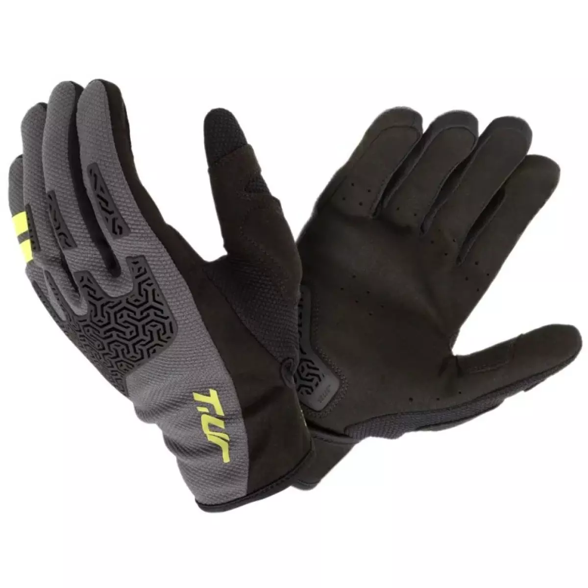 Gants T.Ur G-Light Anthracite Jaune Fluo