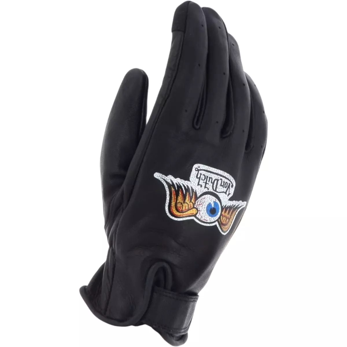 Gants Helstons X Von Dutch Vision Noir Or