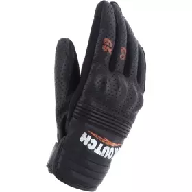 Gants Helstons X Von Dutch Born Air Noir Orange