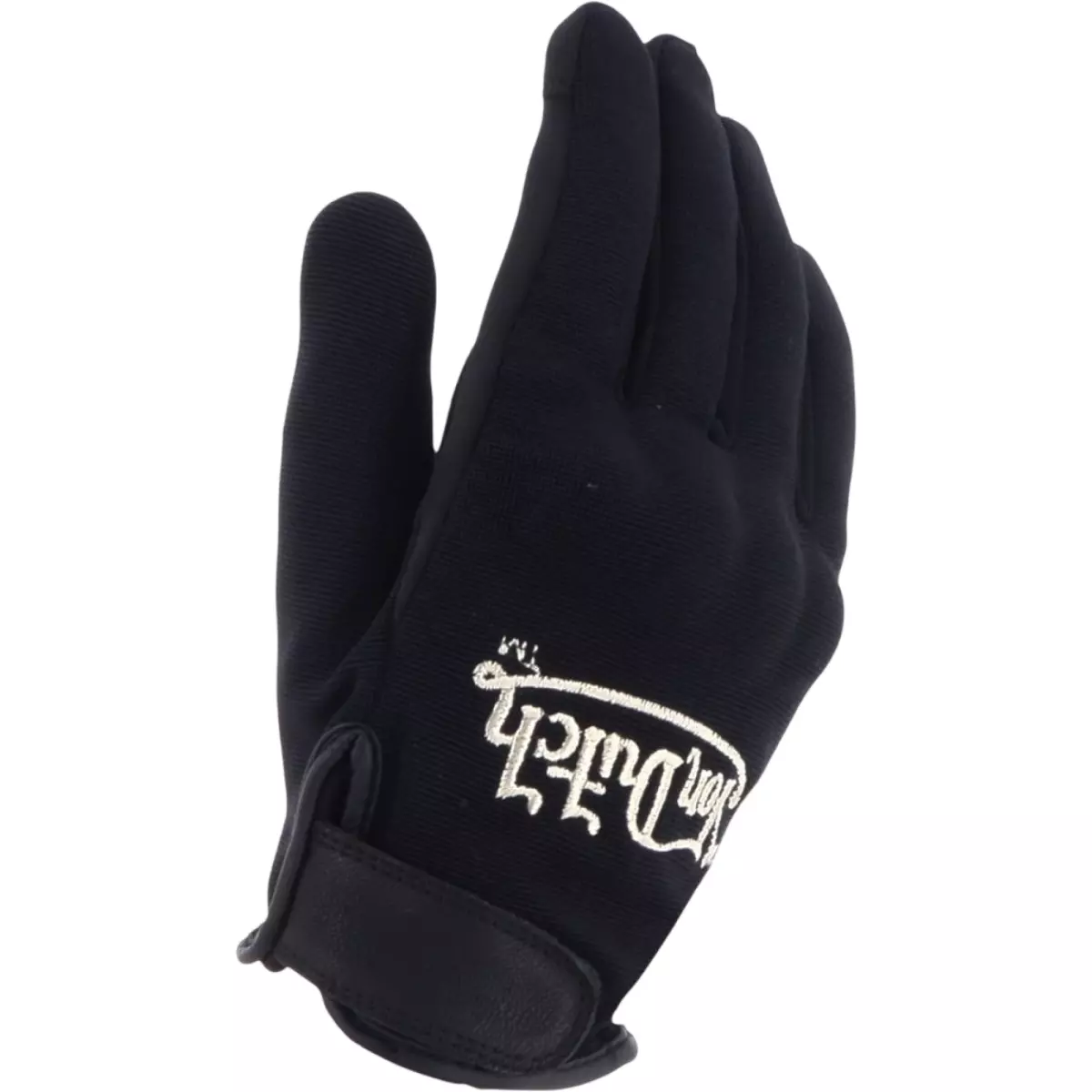 Gants Helstons X Von Dutch Silver Noir