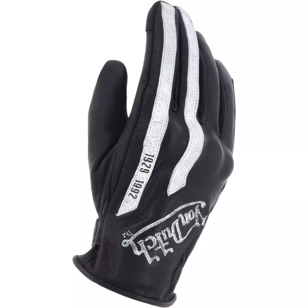 Gants Helstons X Von Dutch Hawk Noir Blanc