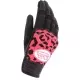 Gants Femme Helstons X Von Dutch Palavas Air Noir Rose Leopard