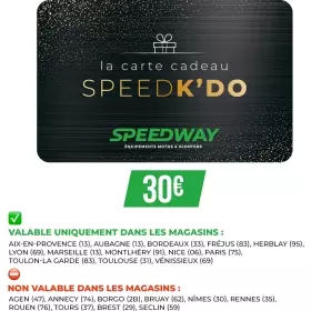 Carte Cadeau Magasin 30€ SpeedK'Do
