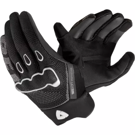Gants REV'IT Hyperspeed 3 Noir Blanc - Gants Moto REV'IT
