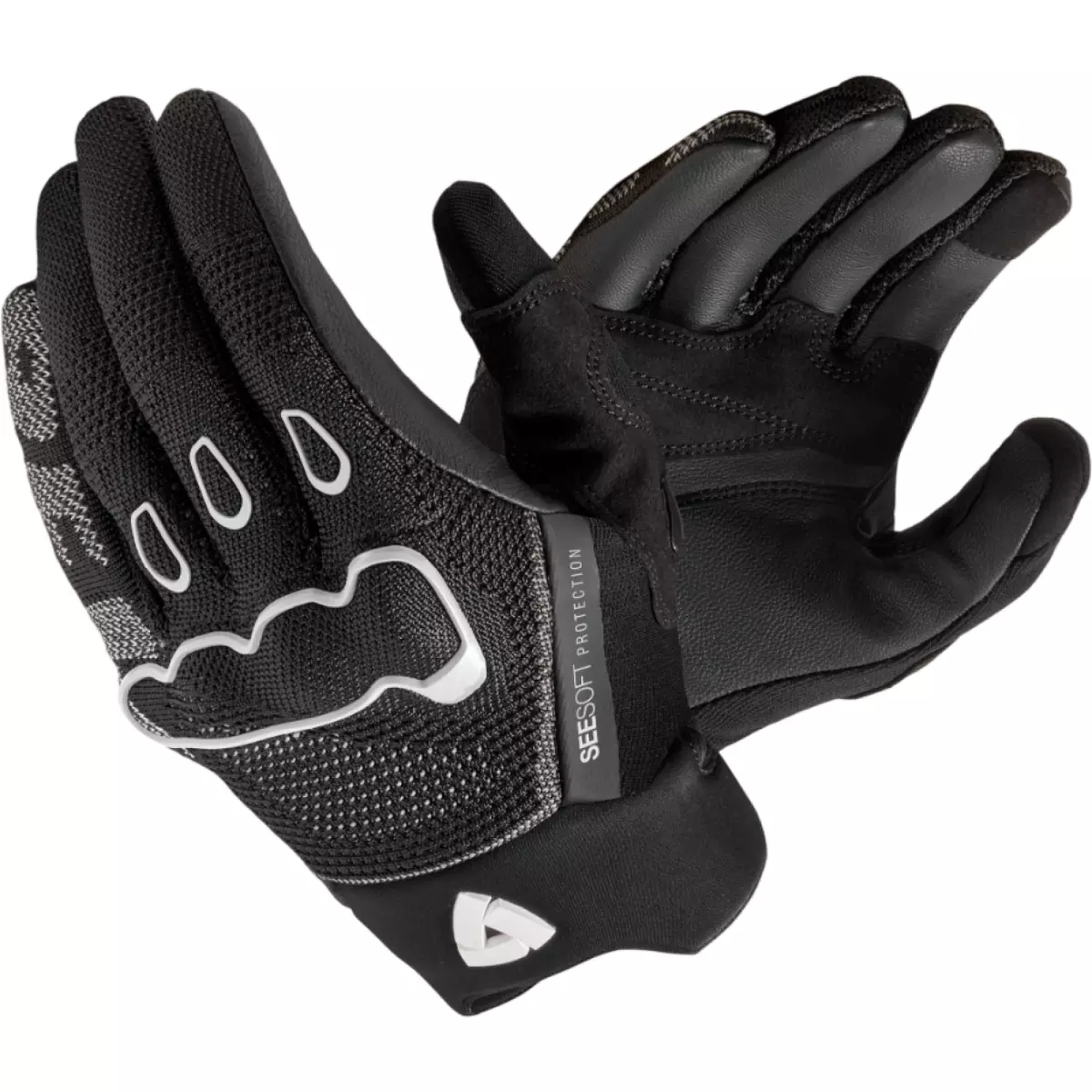Gants REV'IT Hyperspeed 3 Noir Blanc