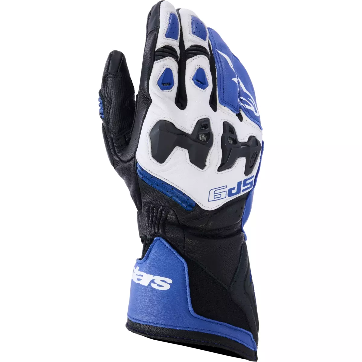 Gants Alpinestars SP-9 Bright Bleu Navy Blanc