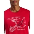 T-shirt Alpinestars MX Helmet CSF Rouge