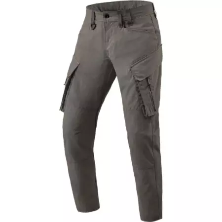 Pantalon REV'IT Cargo Tristan Tapered L34 Olive Noir - Pantalon moto REV'IT