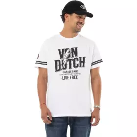 T-Shirt Helstons X Von Dutch Terry Blanc