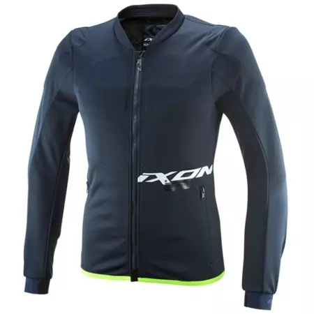 Blouson Ixon Arma Bleu Navy Blanc Jaune Vif - Blouson Moto IXON