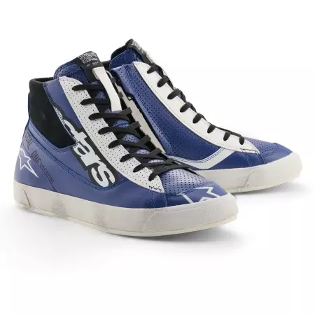Baskets Alpinestars Stated Flair Bright Bleu Blanc Noir - Bottes et chaussures ALPINESTARS