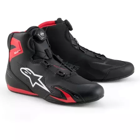 Baskets Alpinestars Celer Noir Rouge Brillant - Bottes et chaussures ALPINESTARS