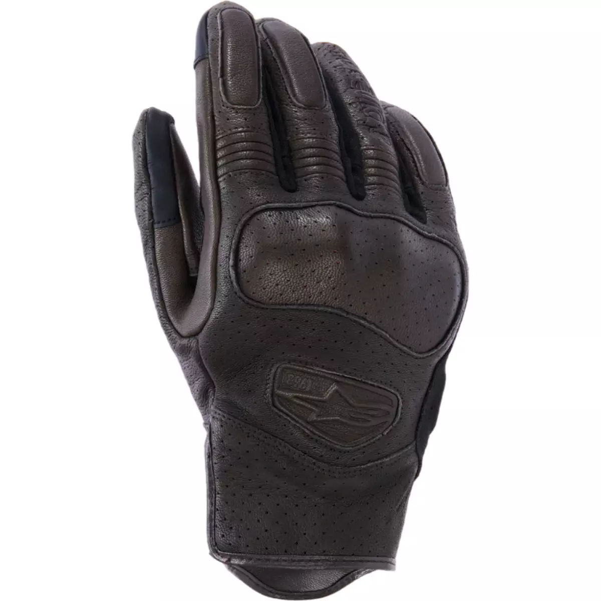 Gants Alpinestars Mustang V3 Marron Foncé Noir