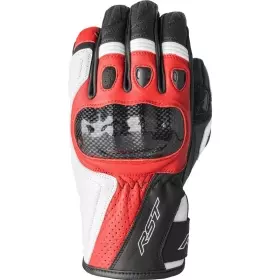 Gants RST Stunt III Noir Blanc Rouge