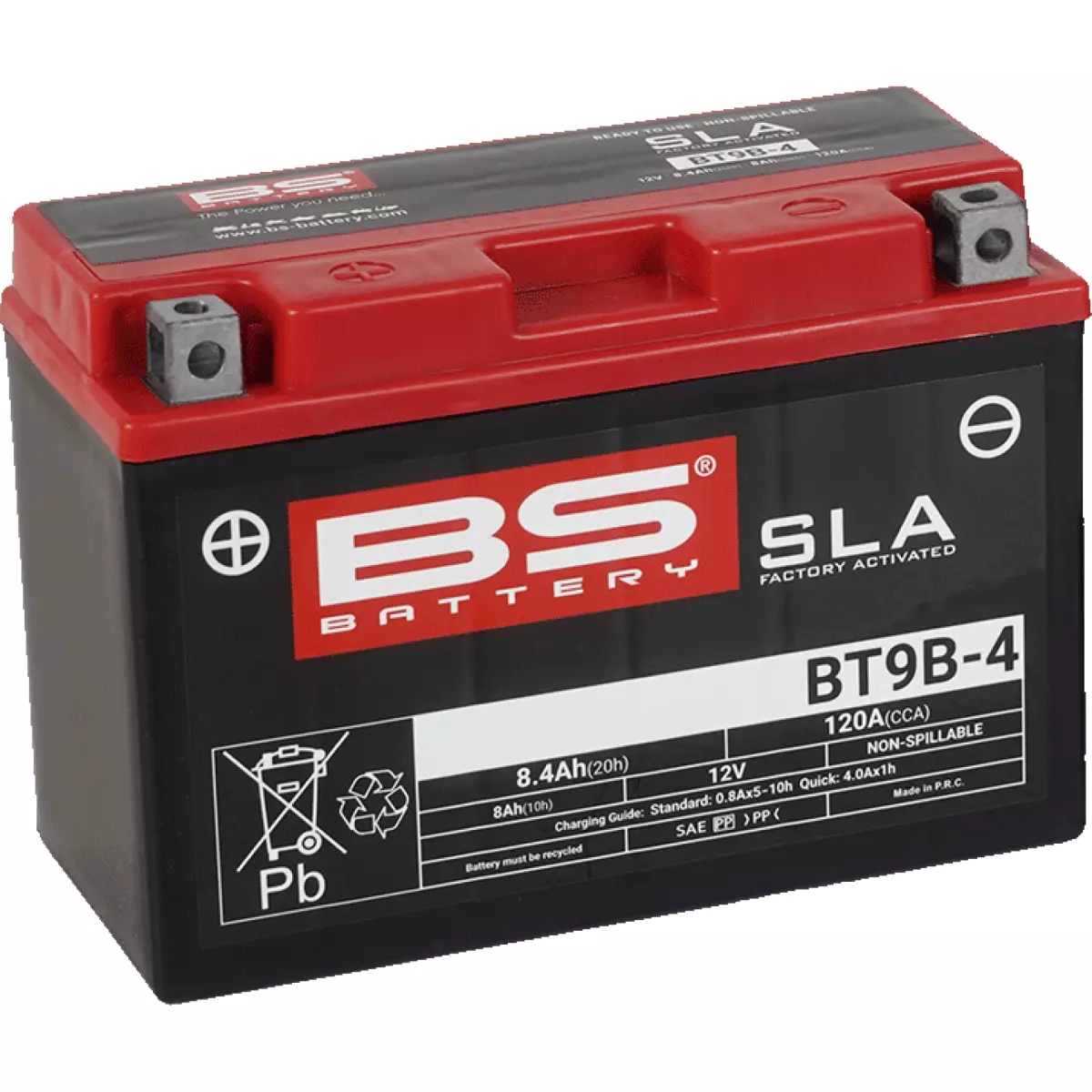 Batterie BS Battery BT9B-4 12V 8.4Ah - Prête À L'emploi