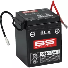 Batterie Bs Battery 6N4-2A/A-4 6V 4.2Ah - Prête À L'emploi