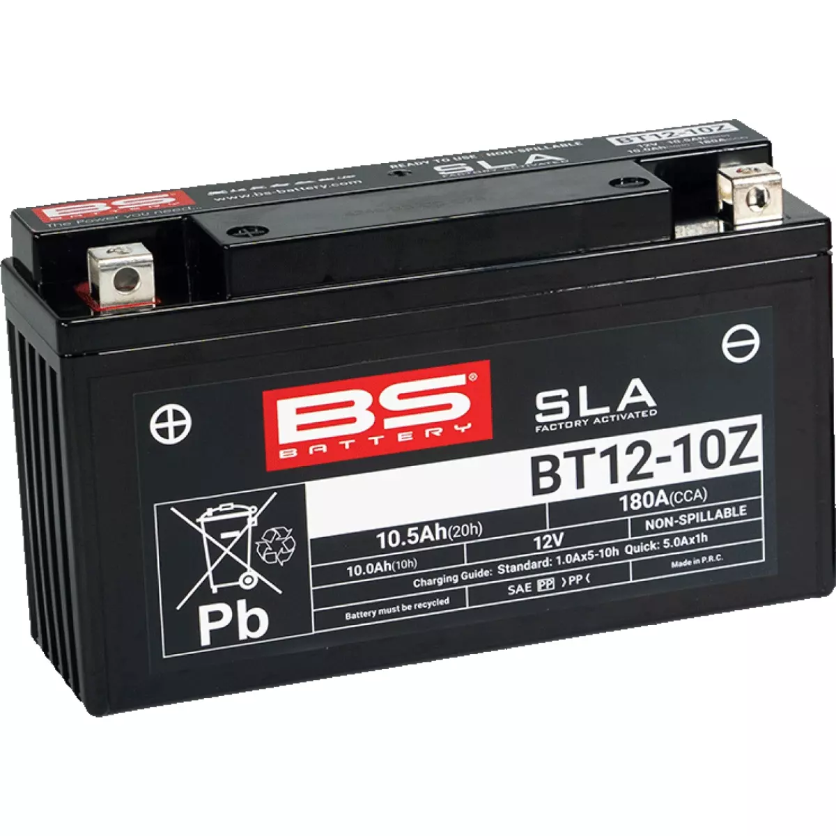 Batterie Bs Battery BT12-10Z 12V 10.5Ah - Prête À L'emploi