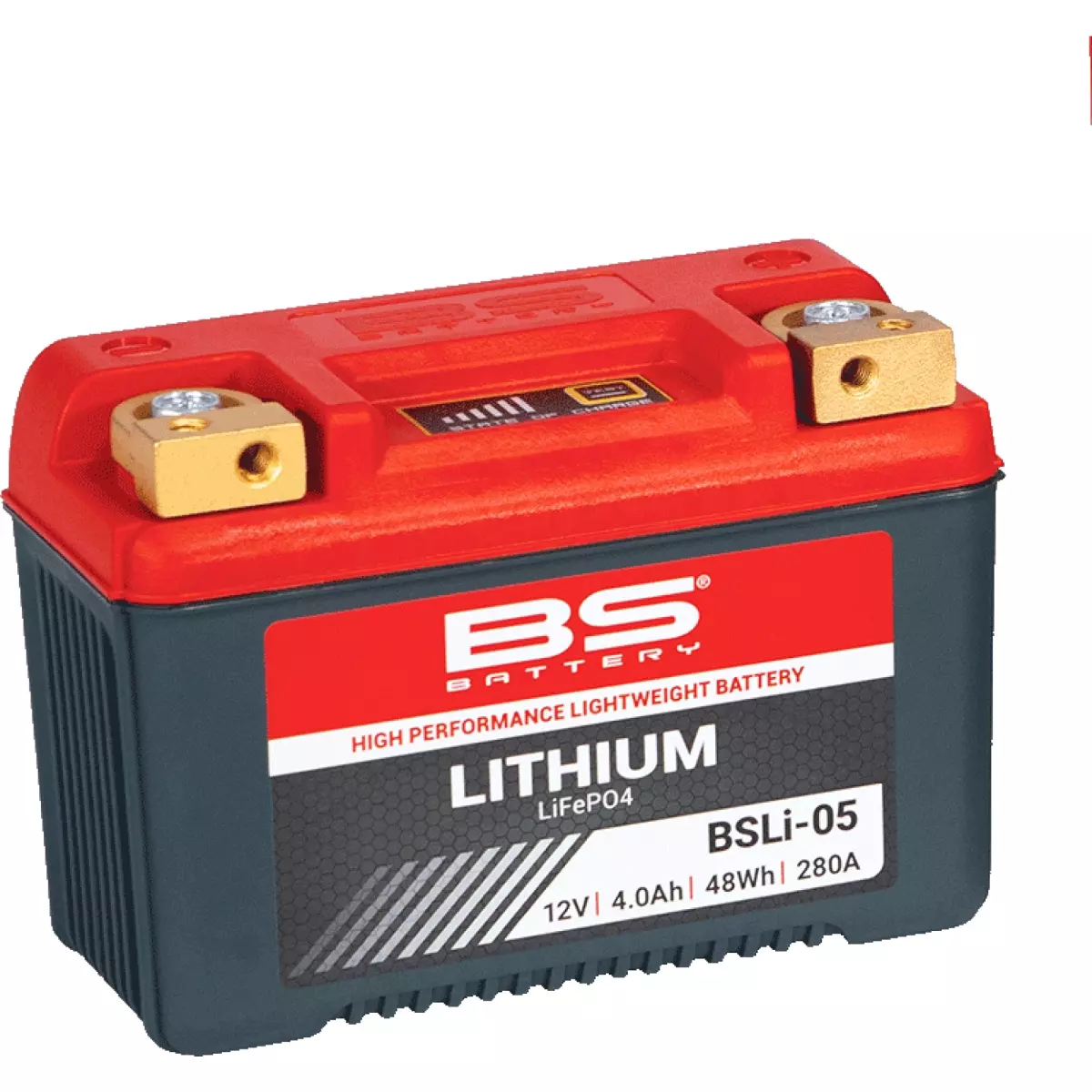Batterie Bs Battery Lithium BSLI-05 12V 4Ah - Prête À L'emploi