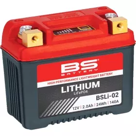 Batterie BS Battery Lithium BSLI-02 12V 2Ah - Prête À L'emploi