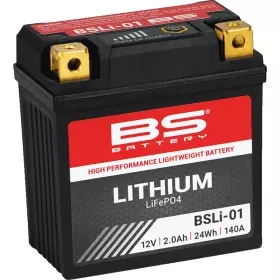 Batterie BS Battery Lithium BSLI-01 12V 2Ah - Prête À L'emploi