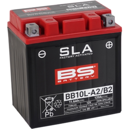 Batterie BS Battery BB10L-A2/B2 12V 11.6Ah - Prête À L'emploi - Électricité BS BATTERY