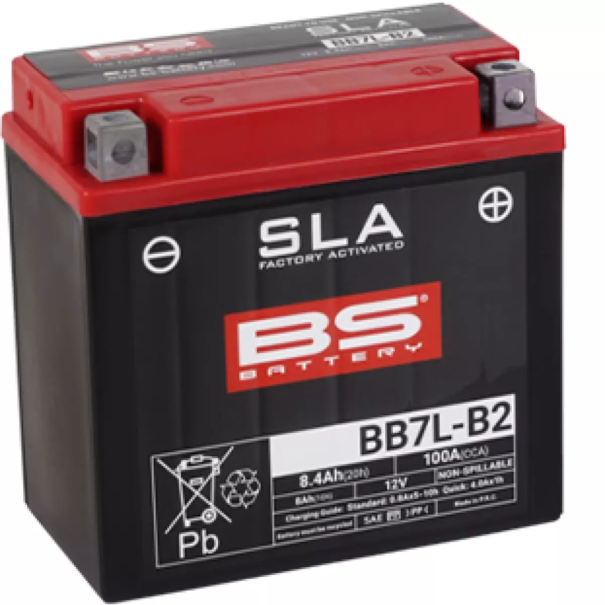Batterie BS BATTERY BB7L-B2 12V 8.4Ah - Prête À L'emploi