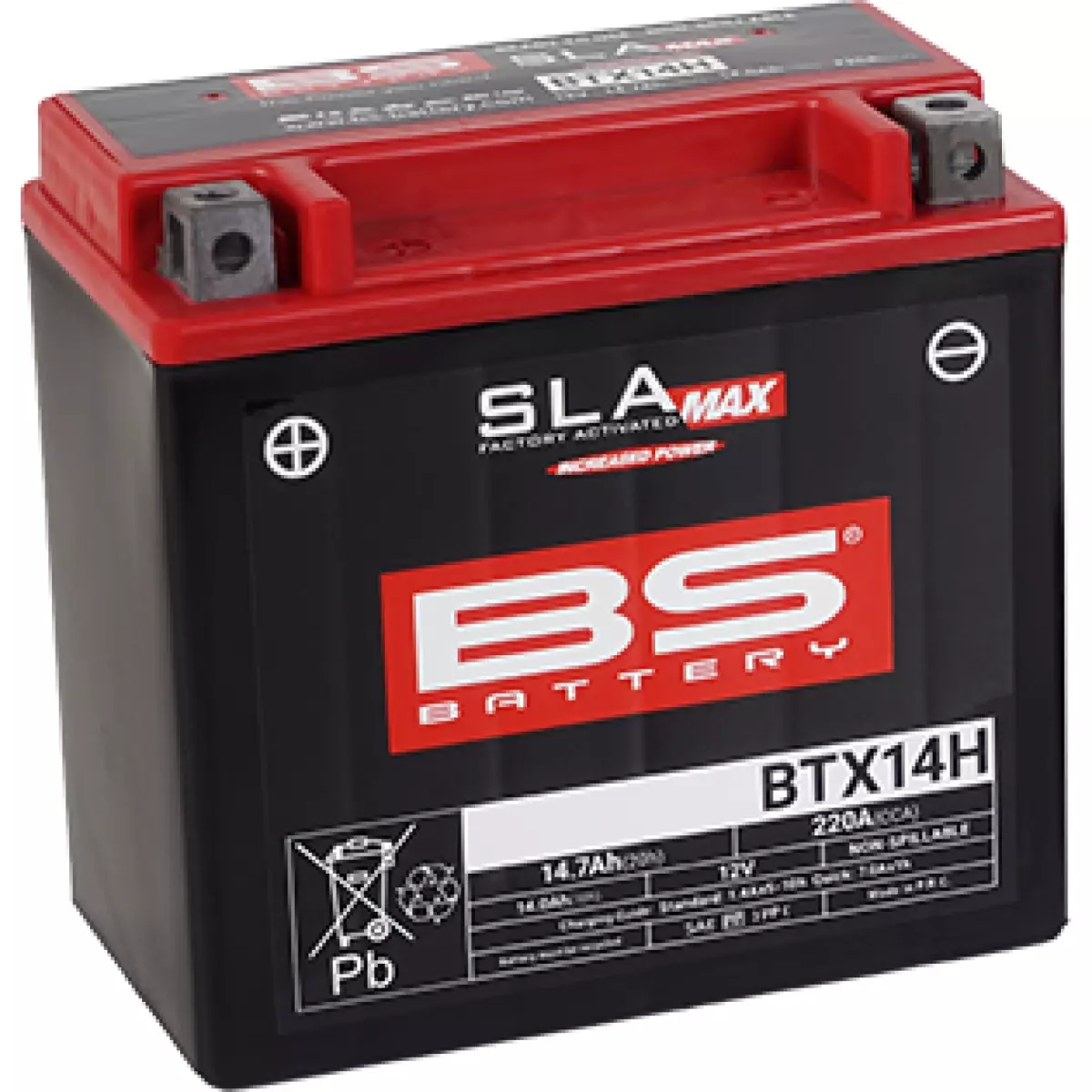 Batterie BS Battery BTX14H 12V 14.7 - Prête À L'emploi