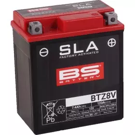 Batterie BS Battery BTZ8V 12V 7.4Ah - Prête À L'emploi
