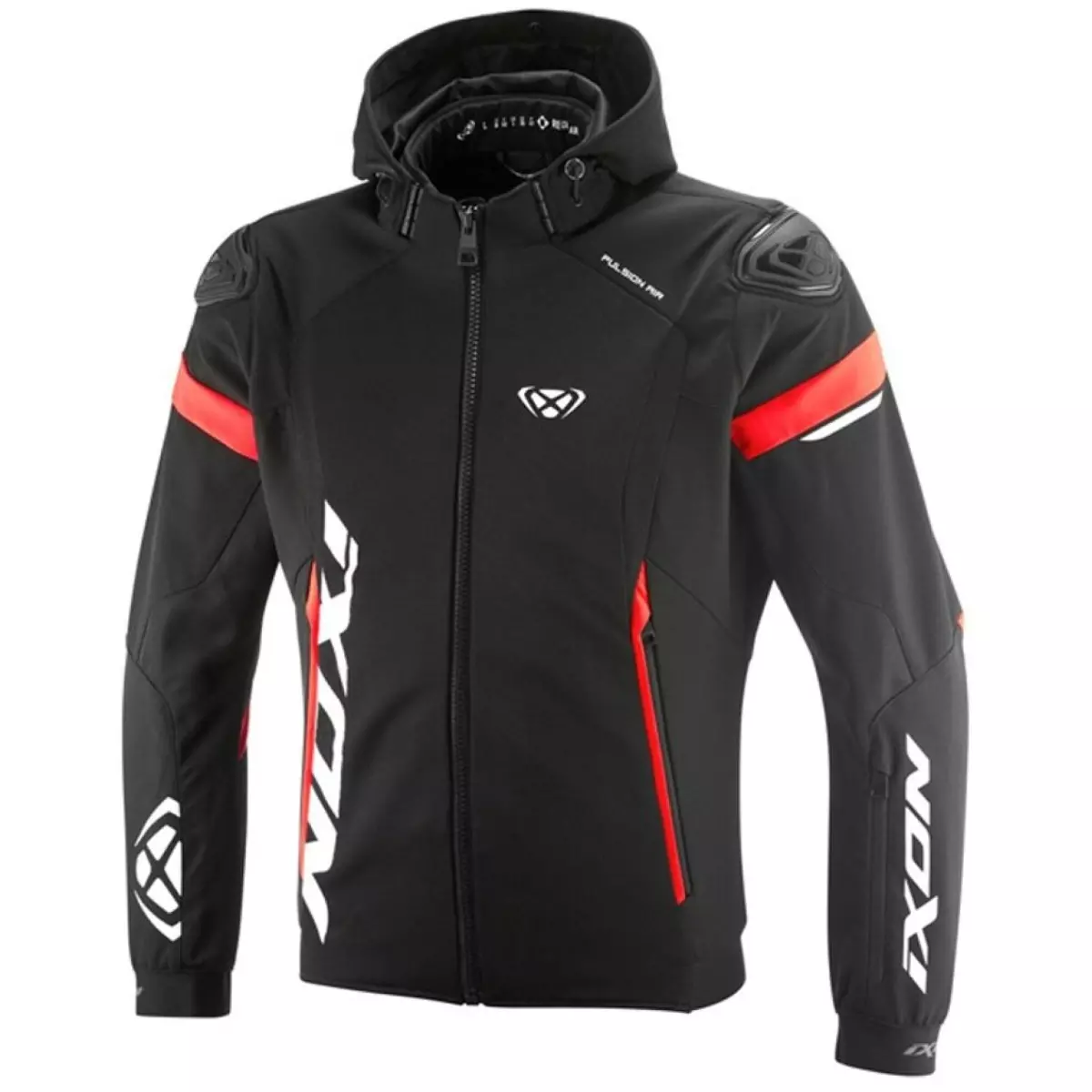 Blouson Ixon Pulsion Air Noir Blanc Rouge Vif