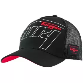 Casquette Furygan Trucker Rage Noir Blanc Rouge