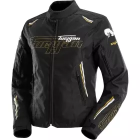 Blouson Femme Furygan Agata Noir Blanc Or