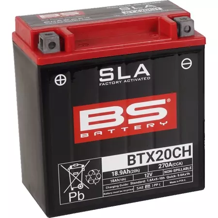 Batterie BS Battery BTX20CH 12V 18.9Ah - Prête À L'emploi