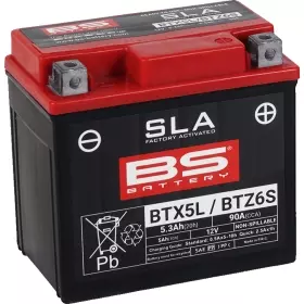 Batterie BS Battery BTX5L 12V 5.3Ah - Prête À L'emploi