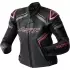 Blouson Femme RST S1 D3O Cuir Noir Rose Fluo