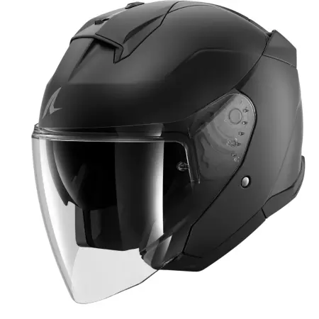 Casque Shark Skwal Jet Blank Noir Mat - Casque Jet SHARK