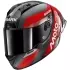 Casque Shark Aeron-GP Fim Racing  2 MotoGP Noir Rouge Chrome