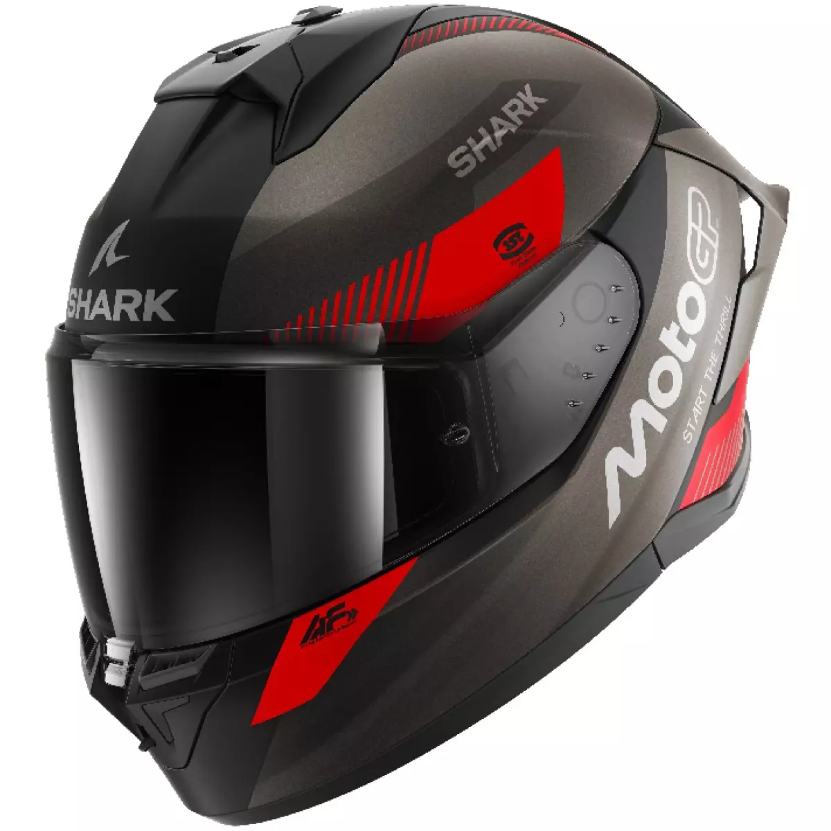 Casque Shark Skwal Cup MotoGP Noir Gris Rouge