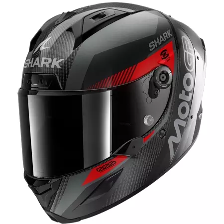 Casque Shark Aeron MotoGP Noir Gris Rouge - Casque Intégral SHARK