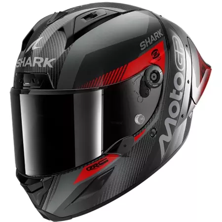 Casque Shark Aeron-GP Fim Racing  2 MotoGP Noir Gris Rouge - Casque Intégral SHARK